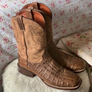 Dan Post genuine caiman cowboy boots
